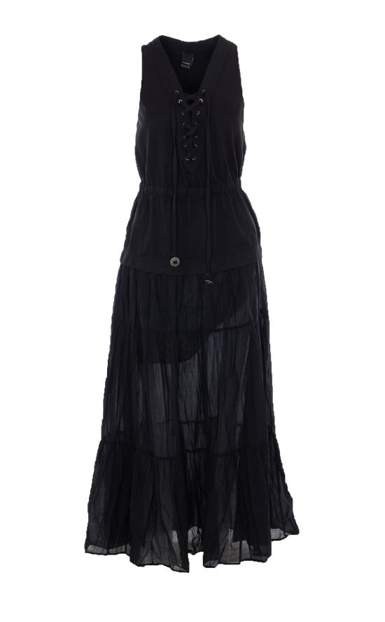 26SS 핑코 롱 원피스 106822 A3AXZ99 Black