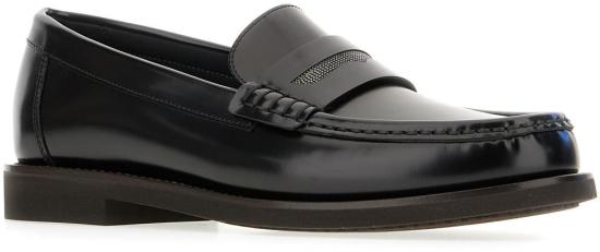 25FW 브루넬로 쿠치넬리 로퍼 MZVNG3011C101 BLACK - BRUNELLO CUCINELLI