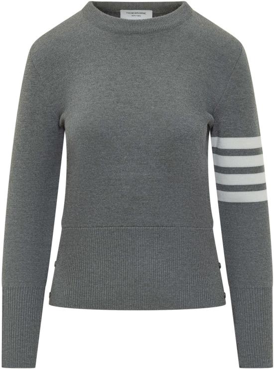 25FW 톰브라운 울 밀라노 스티치 클래식 4바 풀오버 니트 FKA239A00014035 DONKERGREY