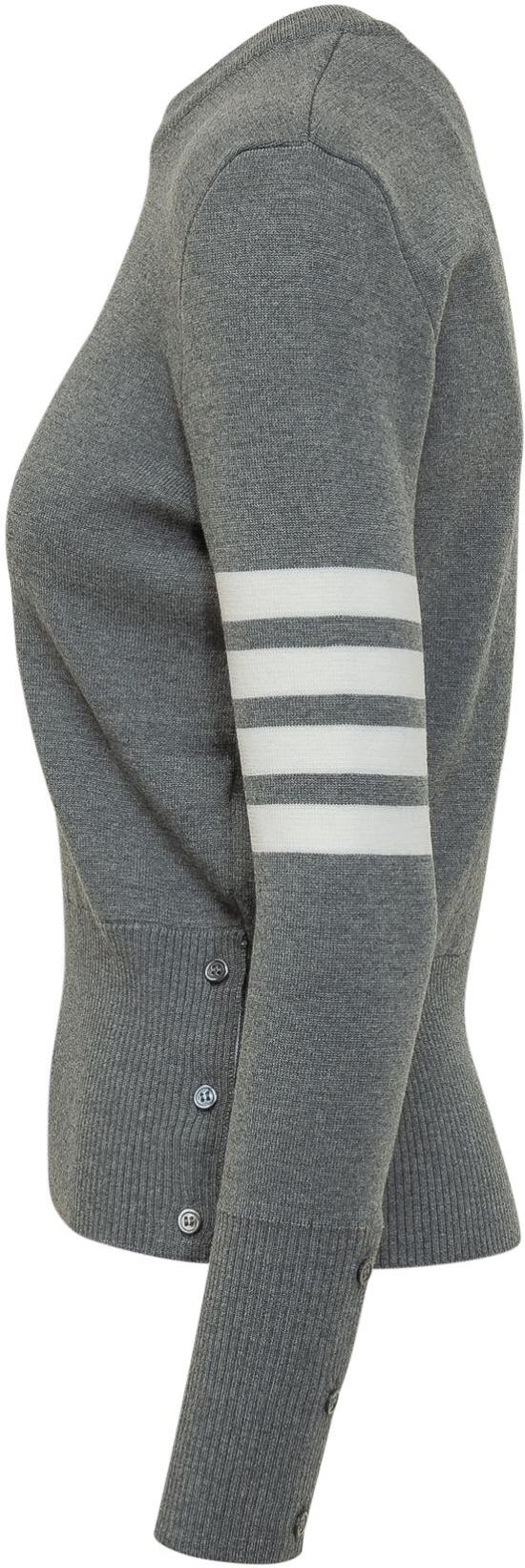 25FW 톰브라운 울 밀라노 스티치 클래식 4바 풀오버 니트 FKA239A00014035 DONKERGREY - THOM BROWNE