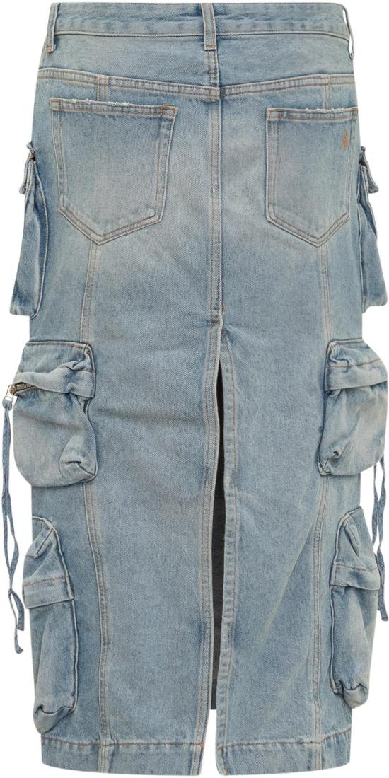  디 아티코 데님 스커트 241WCS189D073024 LICHTBLUE - THE ATTICO