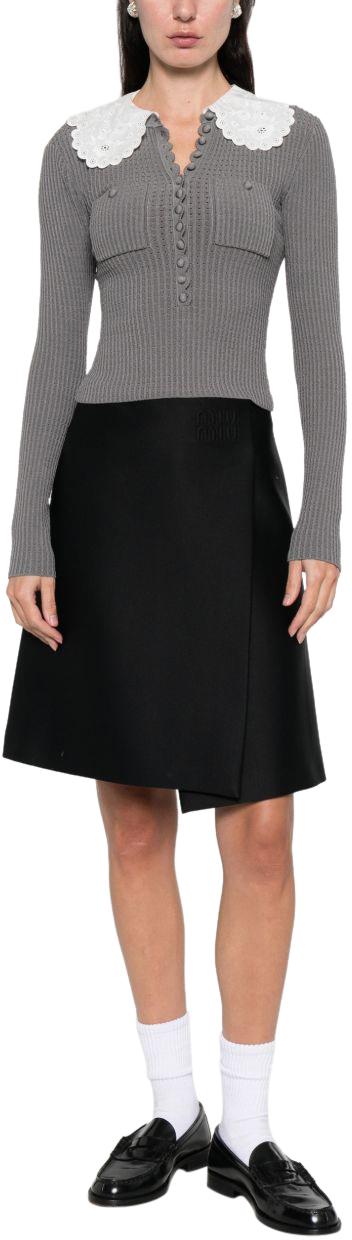 26SS 셀프 포트레이트 스웨터 RS26106TAGRGREY - SELF PORTRAIT