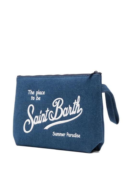 26SS 세인트바쓰 클러치/파우치 ALI0007 00436L DENIM EMB - MC2 SAINT BARTH