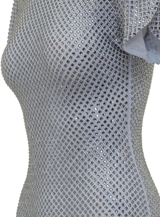 26SS 셀프 포트레이트 롱 원피스 RS26506MBLBLUE SILVER - SELF PORTRAIT