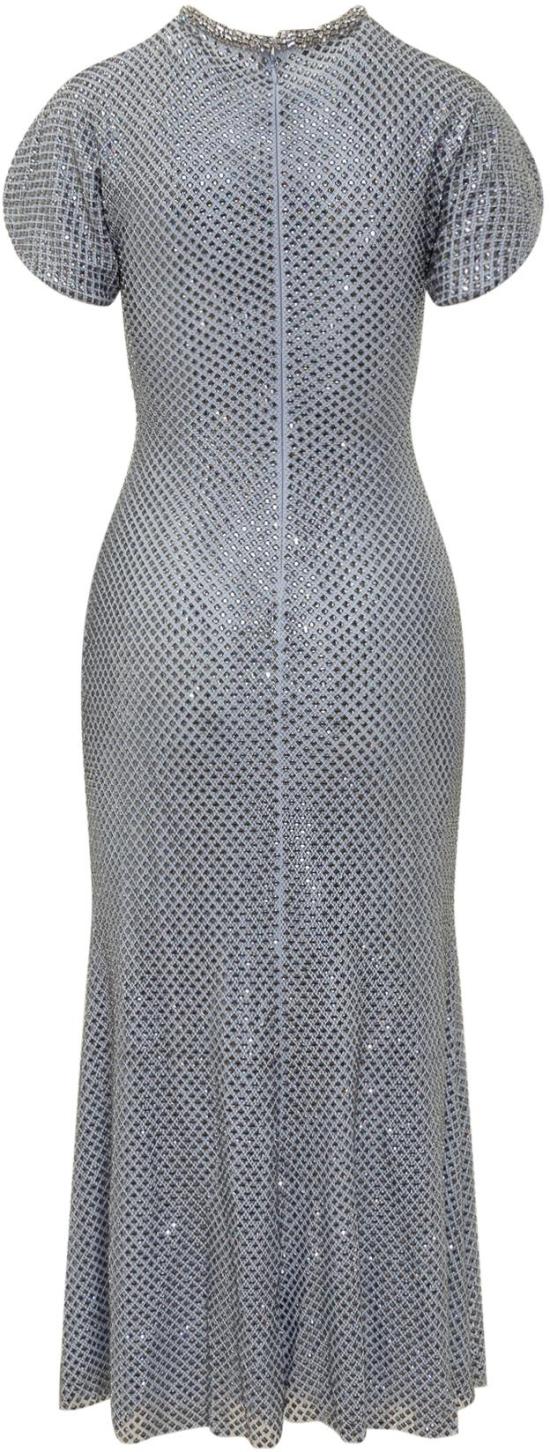 26SS 셀프 포트레이트 롱 원피스 RS26506MBLBLUE SILVER - SELF PORTRAIT