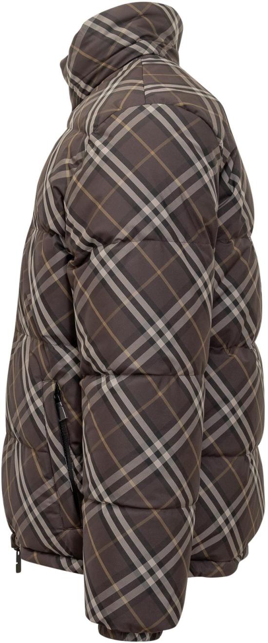 25FW 버버리 리버시블 체크 스노든 푸퍼 8115565B2412 BROWN - BURBERRY