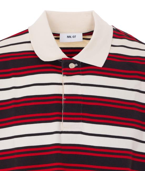 26SS 엔엔07 폴로 티셔츠 2610000082 DEEP TRUFFLE Red - NN07