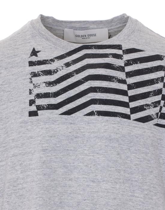 26SS 골든구스 반팔 티셔츠 GUP01220 P00252360255 Grey - GOLDEN GOOSE