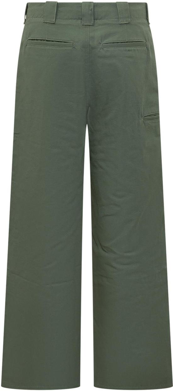 26SS 겐조 더블 니 치노 팬츠 FG55PA2079OT51 DONKERGREEN - KENZO