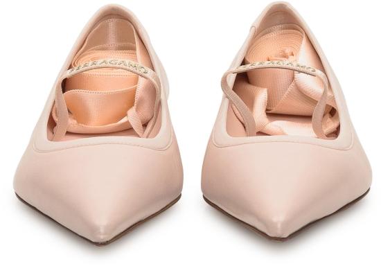 25SS 살바토레 페라가모 앵클 리본 발레 플랫 슈즈 01K2190782675 PINK - SALVATORE FERRAGAMO