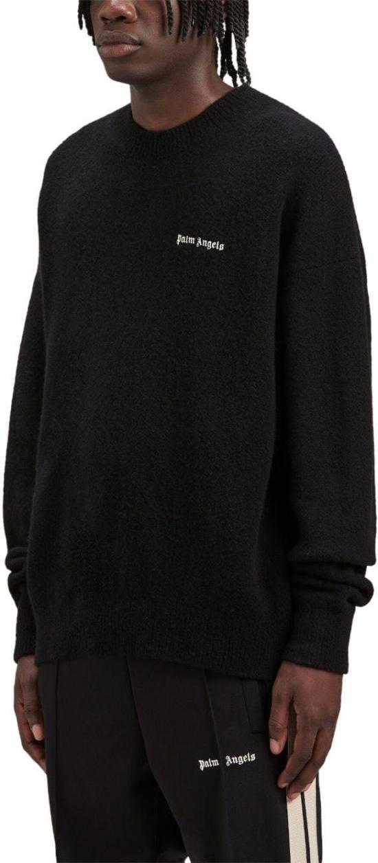  팜앤젤스 긴팔 티셔츠 PMHE054F23KNI0051001 BLACK - PALM ANGELS