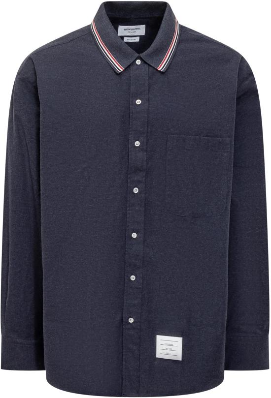  톰브라운 긴팔 셔츠 MWL407CF0351415 NAVY