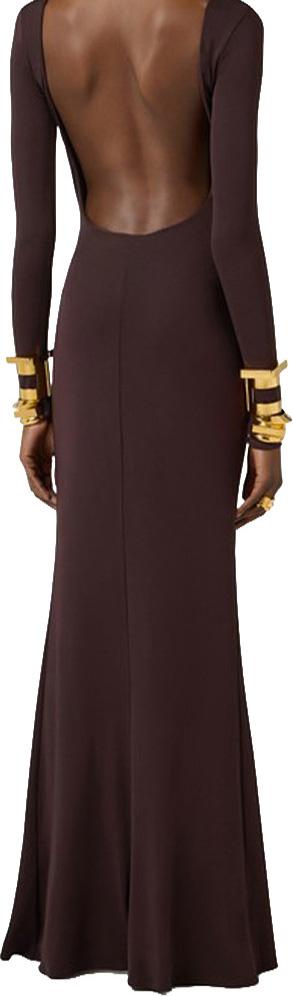 26SS 엘리자베타프랜치 미디 스커트 ABR6463E2EV9 BROWN - ELISABETTA FRANCHI