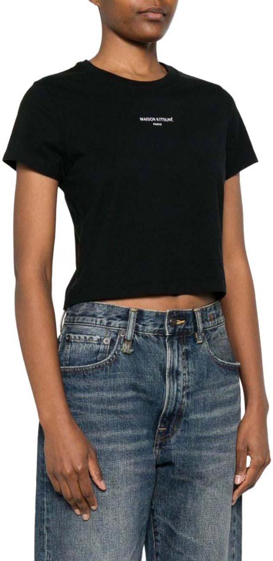 26SS 메종키츠네 반팔 티셔츠 QW00100KJ7026P199 BLACK - MAISON KITSUNE