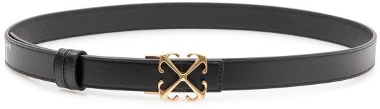 26SS 오프화이트 레귤러 벨트 OWRB13AC99LEA0011001 BLACK