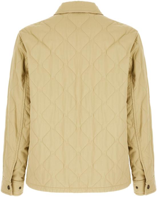 25FW 버버리 퀼팅 개버딘 질레 8110181C2981 GREEN - BURBERRY