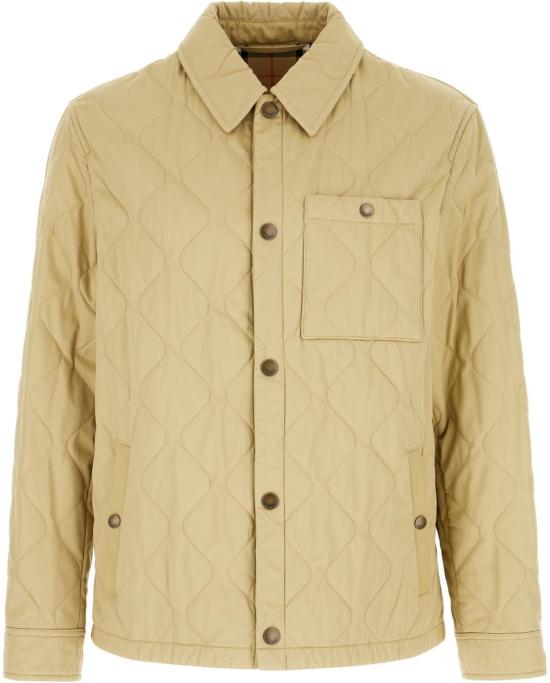 25FW 버버리 퀼팅 개버딘 질레 8110181C2981 GREEN