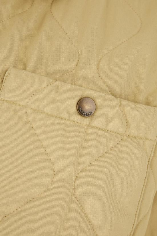 25FW 버버리 퀼팅 개버딘 질레 8110181C2981 GREEN - BURBERRY