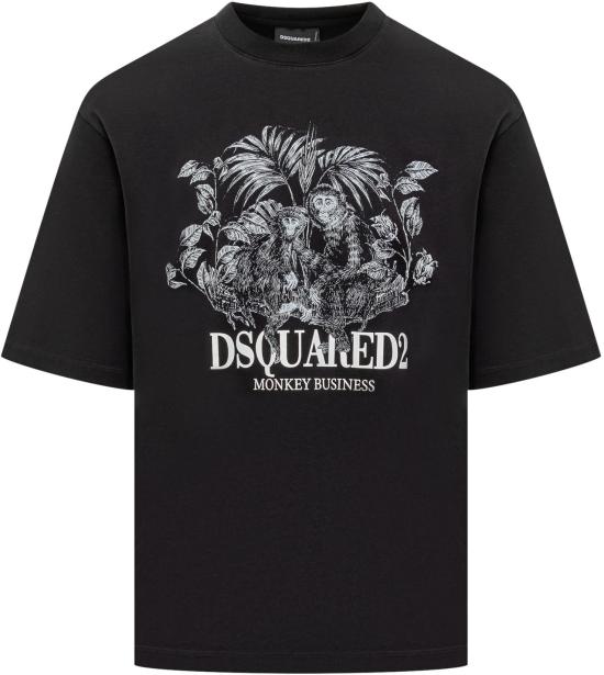 26SS 디스퀘어드2 반팔 티셔츠 S74GD1545D20106900 BLACK