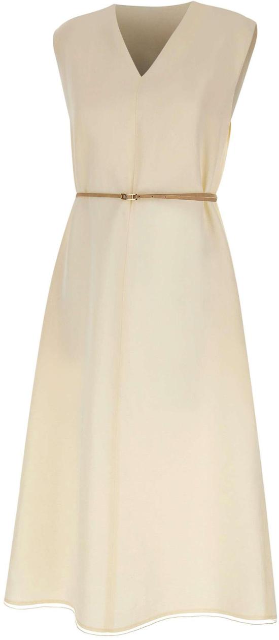 26SS 파비아나 필리피 미디 원피스 ABD276F620M1480145 WHITE