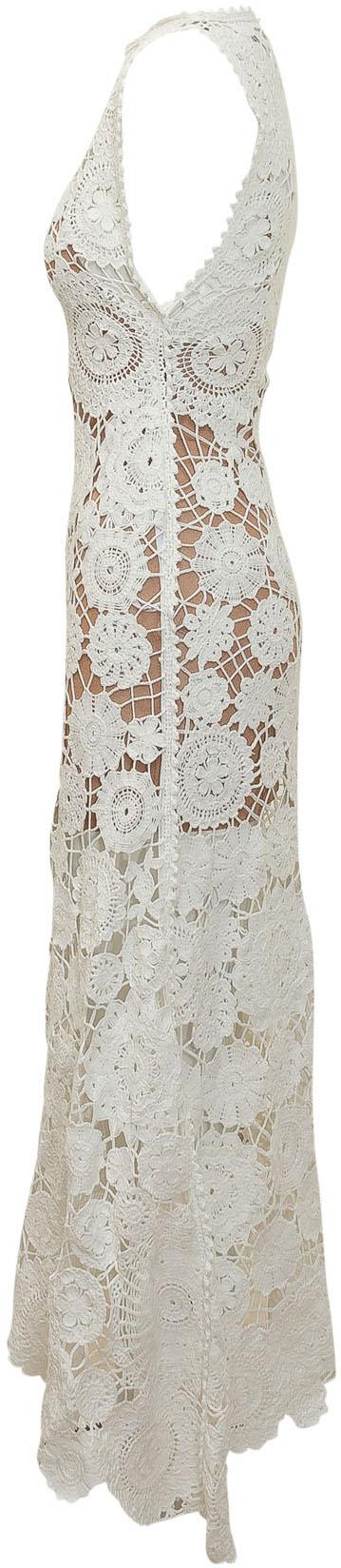 26SS 셀프 포트레이트 롱 원피스 AC26031XWWHITE - SELF PORTRAIT