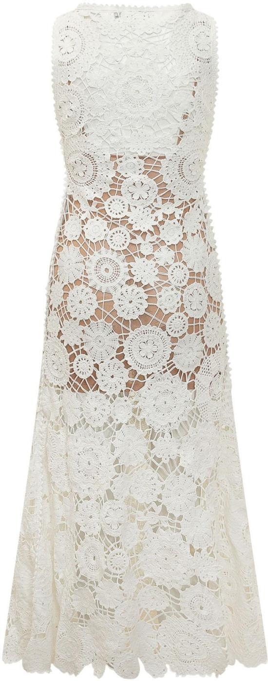 26SS 셀프 포트레이트 롱 원피스 AC26031XWWHITE - SELF PORTRAIT