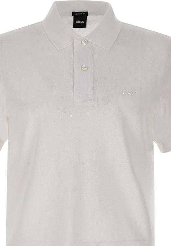 26SS 보스 폴로 티셔츠 50553564100 WHITE - BOSS