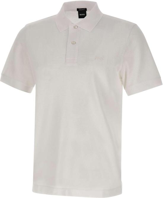 26SS 보스 폴로 티셔츠 50553564100 WHITE