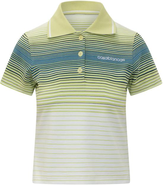 26SS 카사블랑카 폴로 티셔츠 WSS26JTP51001 LIME