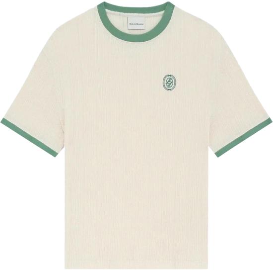 26SS 드롤드무슈 반팔 티셔츠 KTS317CO267OW BEIGE