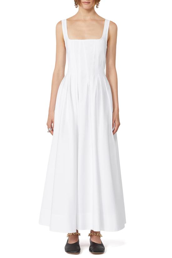 26SS 스포트막스 미디 원피스 2612221092600 001 White - SPORTMAX