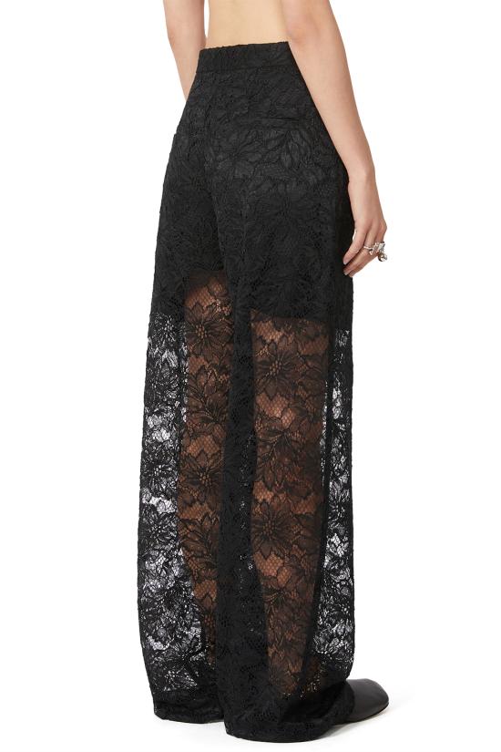 26SS 스포트막스 팔라초 팬츠 2612781012600 002 Black - SPORTMAX