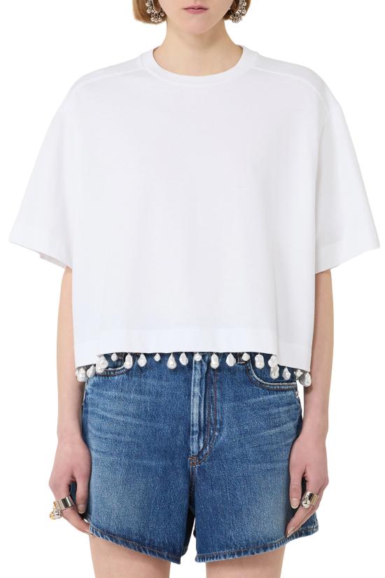 26SS 스포트막스 블라우스 2612941032600 001 White - SPORTMAX