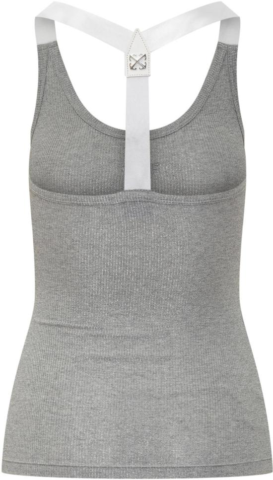 25SS 오프화이트 민소매 티셔츠 OWAD25SS25JER0027272 LICHTGREY - OFF WHITE