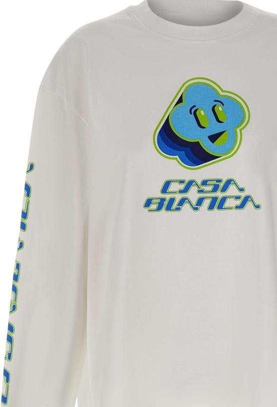 26SS 카사블랑카 스웨터 USS26JTS06202 WHITE - CASABLANCA