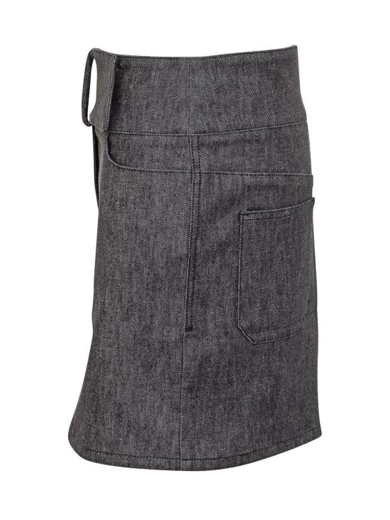 25SS 쿠레쥬 숏 스커트 225DJU271DE00359011 DONKERGREY - COURREGES