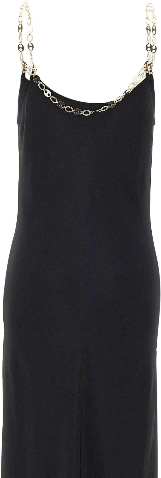 26SS 파코라반 롱 원피스 26PCR0028P00336P001 BLACK - PACO RABANNE