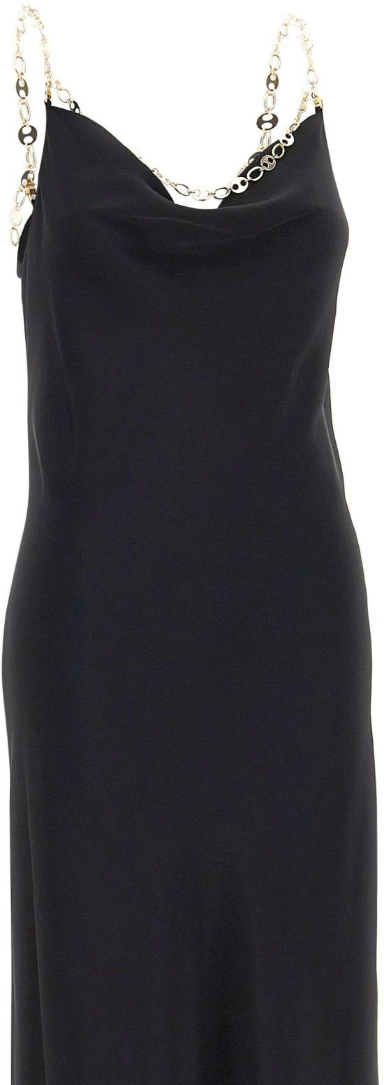 26SS 파코라반 롱 원피스 26PCR0028P00336P001 BLACK - PACO RABANNE