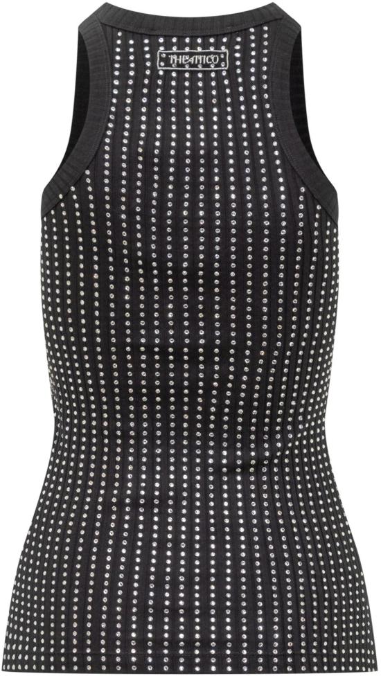 25SS 디 아티코 민소매 티셔츠 250WCN00004JJJ051TR100 BLACK - THE ATTICO