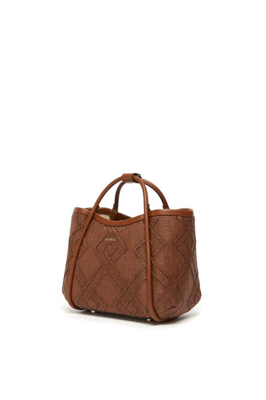 26SS 막스마라 토트백 2614511062600 001 Ambra marrone - MAX MARA