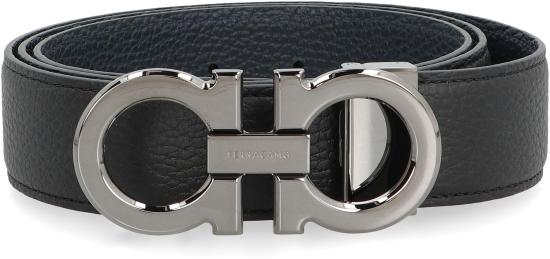 26SS 살바토레 페라가모 가죽 벨트 679710 BLACK - SALVATORE FERRAGAMO