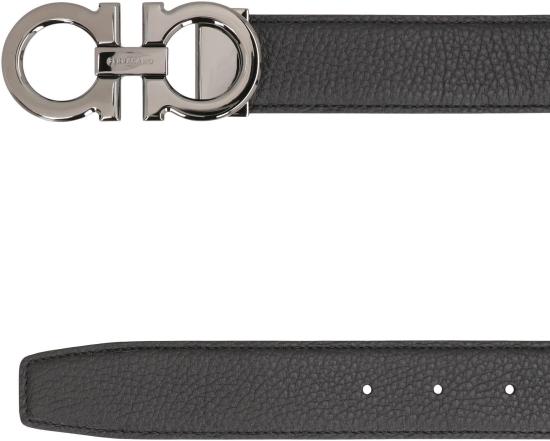 26SS 살바토레 페라가모 가죽 벨트 679710 BLACK - SALVATORE FERRAGAMO