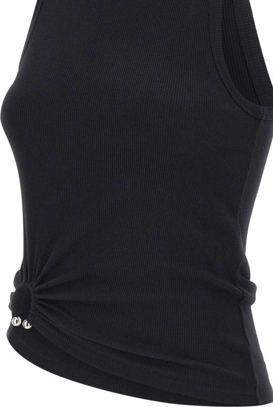 26FW 파코라반 민소매 티셔츠 24FJTE165C00530P001 BLACK - PACO RABANNE