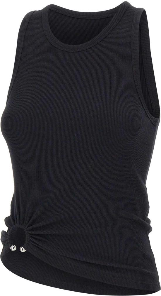 26FW 파코라반 민소매 티셔츠 24FJTE165C00530P001 BLACK - PACO RABANNE