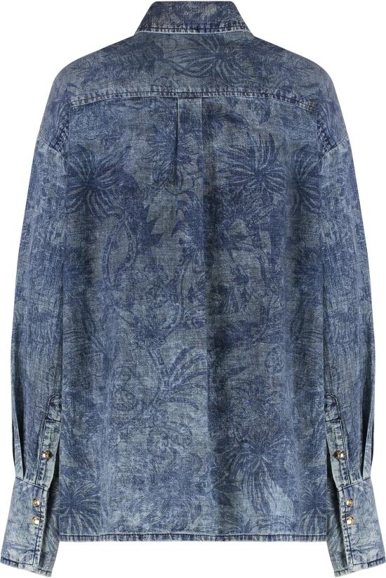 25SS 저스트까발리 데님 셔츠 78PAL2R3 BLUE - JUST CAVALLI