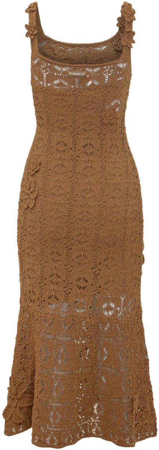 26SS 핑코 롱 원피스 106862A3B8L25 BEIGE - PINKO