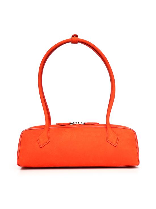 26SS 알라이아 르 테켈 미디움 레더 숄더백 AA1S06033CA214 A50 ORANGE BRULE - ALAIA