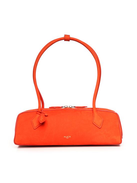 26SS 알라이아 르 테켈 미디움 레더 숄더백 AA1S06033CA214 A50 ORANGE BRULE