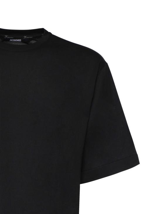 26SS 자크뮈스 반팔 티셔츠 TSM00578AJ00254 990 BLACK - JACQUEMUS