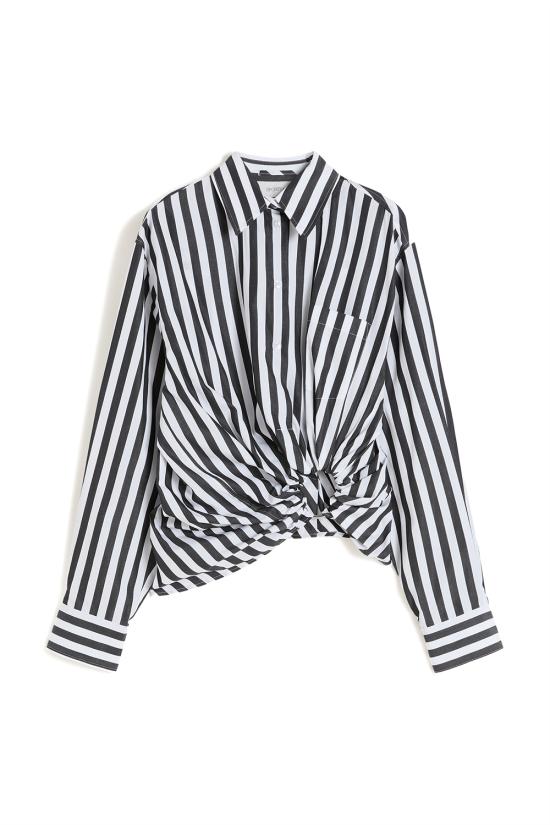 26SS 스포트막스 셔츠 2612111012600 004 Black